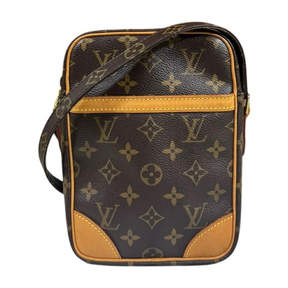 Louis Vuitton Danube Monogram Shoulder Bag in Canvas, M45266, Brown, Women's,... - Picture 1 of 9